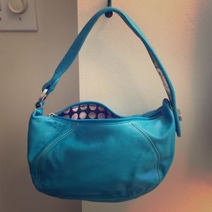 The Sak purse blue leather